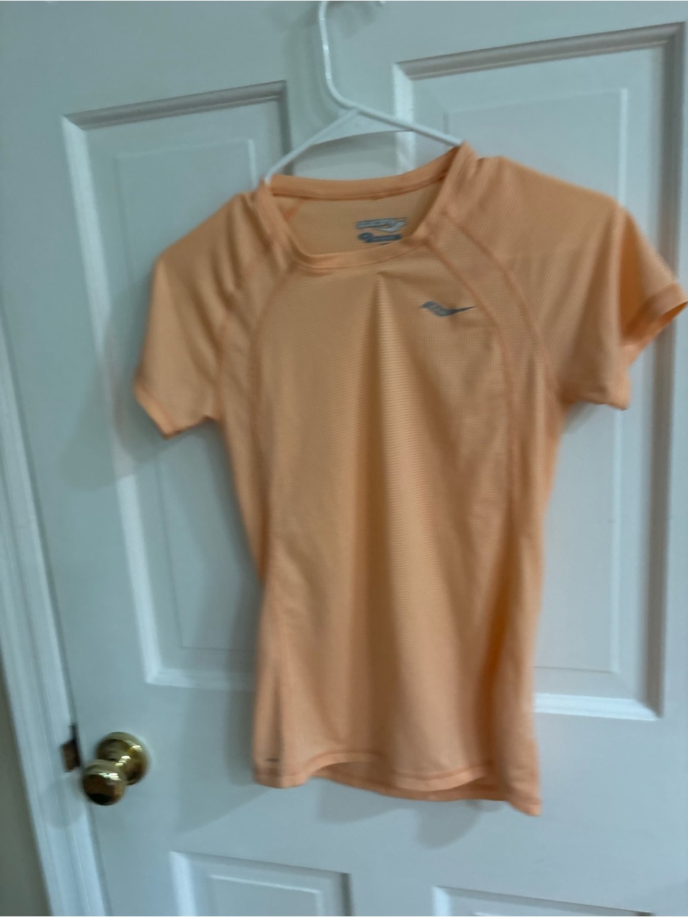 Saucony Light Peach Short-Sleeve Performance Tee - Women's XS